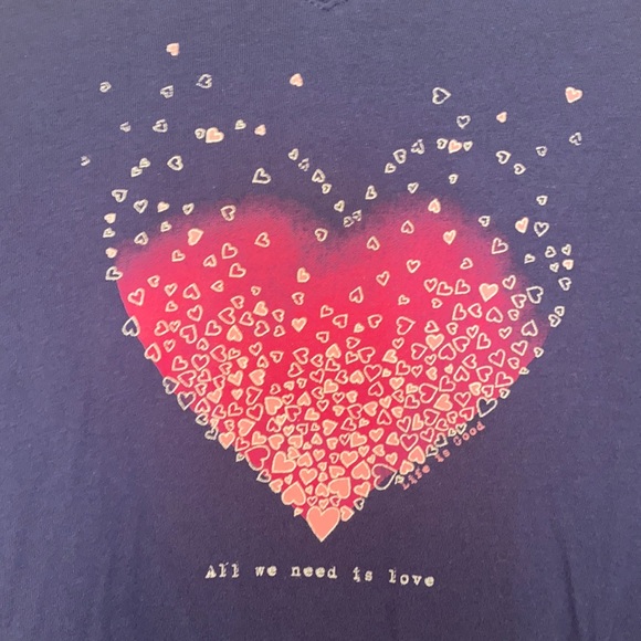 Life Is Good All We Need is Love Long Sleeve Tee - Picture 3 of 3